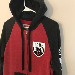 true religion raglan hoodie